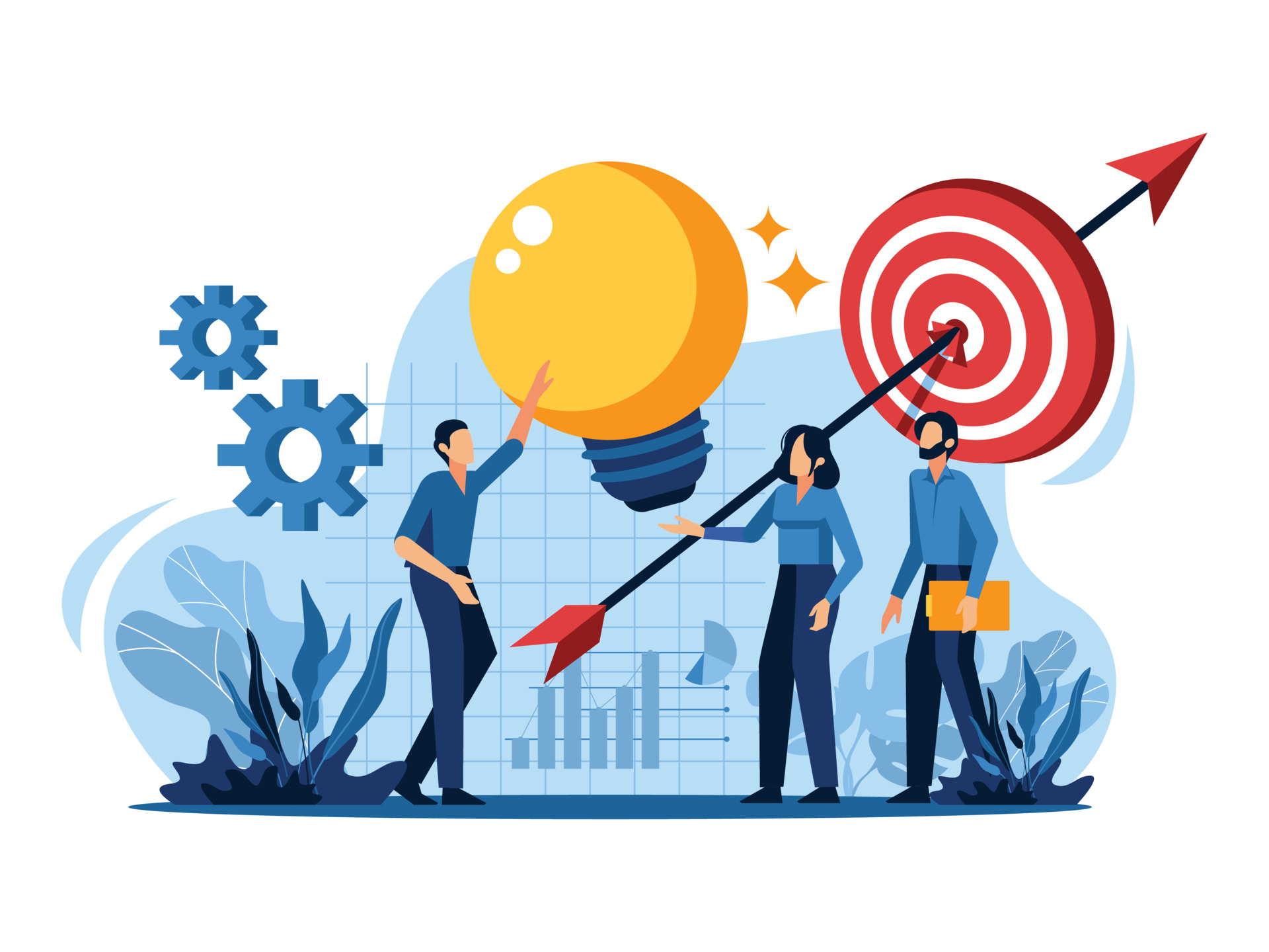business-marketing-strategy-target-management-vector_7943529